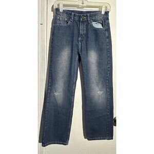 Vintage Indigo Straight Leg Jeans, Men's Size 30